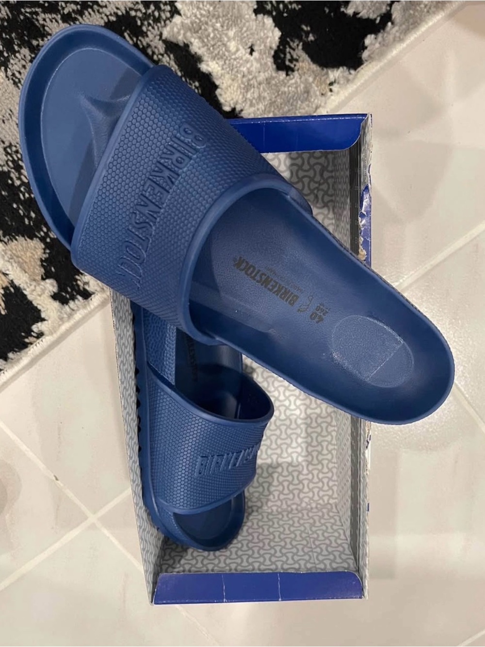 BIRKENSTOCKS Barbados EVA Navy Sandal - Picture 6 of 8